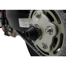 Load image into Gallery viewer, DUCATI 848 Red Rear Spindle Bobbins 2007-13 by Evotech Performance