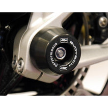 Load image into Gallery viewer, BMW R 1200 GS Front Fork Spindle Crash Bobbins 2013-2016 Evotech Performance