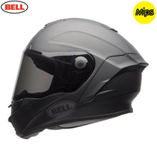 Load image into Gallery viewer, Bell Street 2018 Star Mips Impact Technology Black/White Motorcycle Helmet