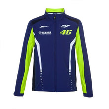 Load image into Gallery viewer, Valentino Rossi Yamaha M1 Mens Blue Softshell Jacket MotoGP Merchandise VR46