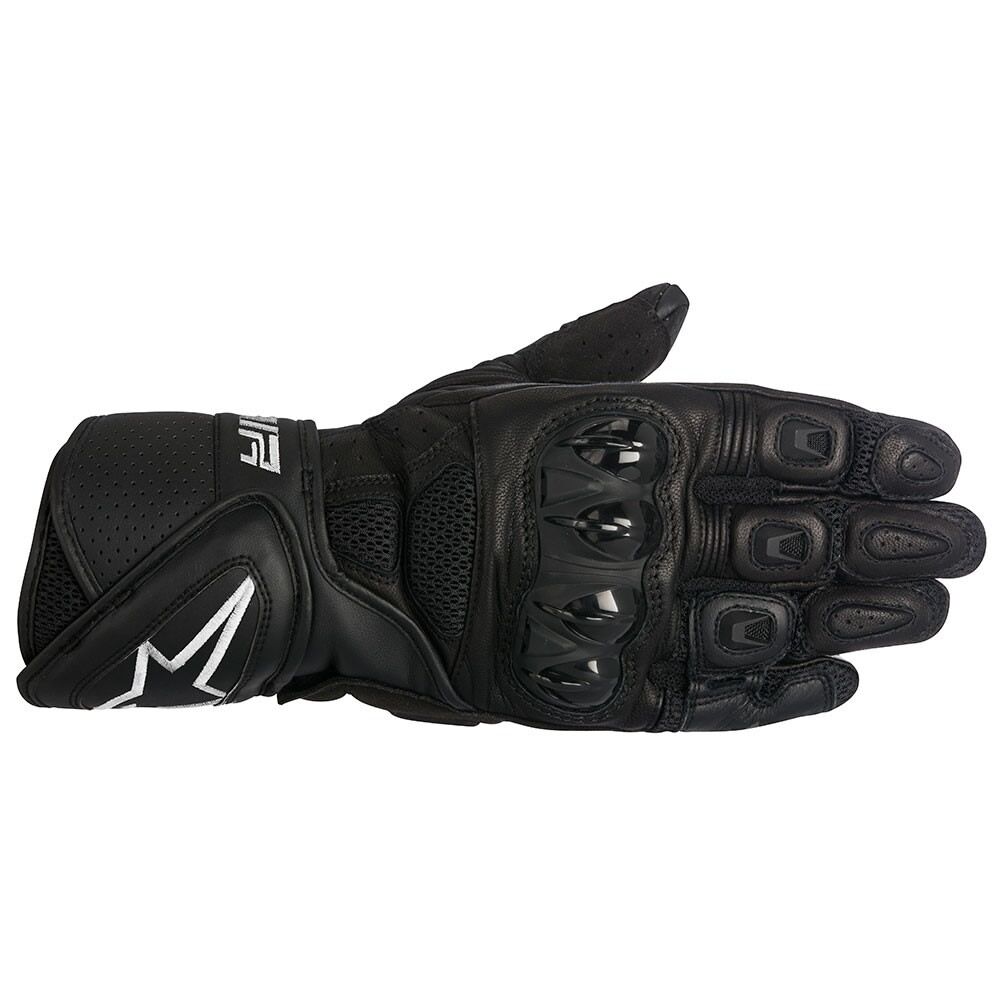 ALPINESTARS SP-AIR Black Motorcycle Leather/Mesh Summer Gloves