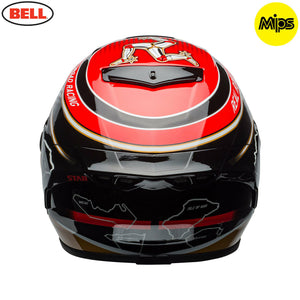 Bell Street 2018 Star Mips Impact Technology Torsion/IOM Motorcycle Helmet