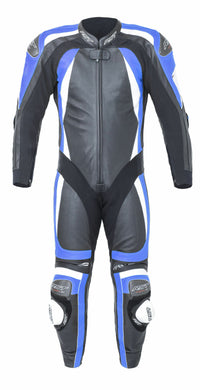 RST PRO SERIES 1840 CPXC II Black/Blue Leather Motorbike 1PC Racing Suit