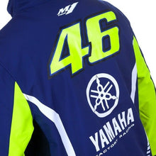 Load image into Gallery viewer, Valentino Rossi Yamaha M1 Mens Blue Softshell Jacket MotoGP Merchandise VR46
