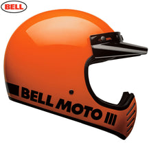 Load image into Gallery viewer, BELL Cruiser 2017 MOTO 3 Modern Classic Flo KTM Orange Motorcycle MX Helmet