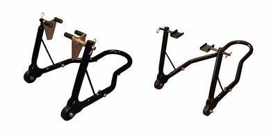 Moto-GP Rear & Front Wheel Black Paddock Stand for Track Days from Bike-It