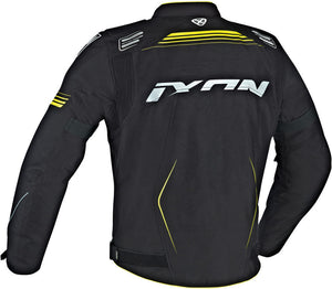 IXON ZEPHYR HP Black/Yellow WP Sportive Vented Motorbike Jacket 4 Seasons