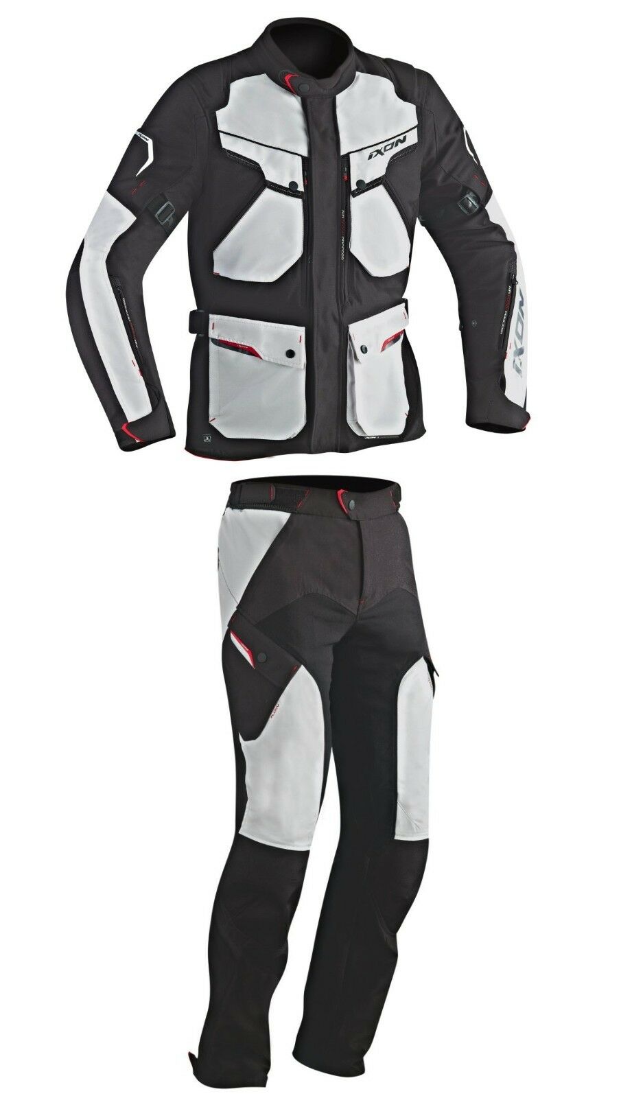 10% OFF IXON CROSSTOUR HP Grey Textile Motorcycle Jacket/Trousers Waterproof