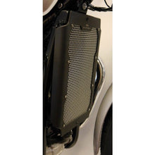 Load image into Gallery viewer, Triumph Street Twin Radiator Guard Black/Silver 2016+ by Evotech Performance