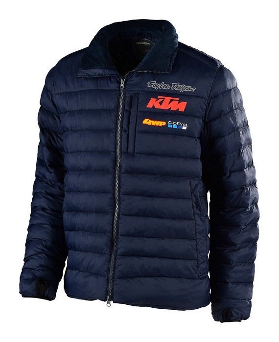 Troy Lee Designs KTM 2019 DAWN JACKET/COAT NAVY/ORANGE Motocross MX Motorbikes