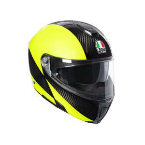 AGV SPORTS MODULAR CARBON Flip Front Up Touring Motorcycle Helmet 1295 grams