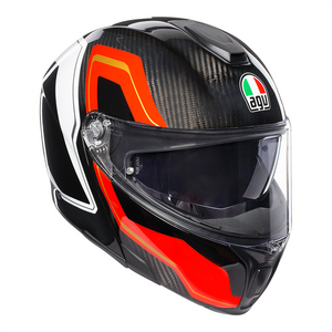 AGV SPORTS MODULAR CARBON Flip Front Up Touring Motorcycle Helmet 1295 grams