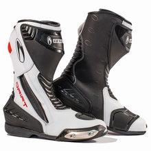 Load image into Gallery viewer, RICHA DRIFT Waterproof Leather Black/White Sports/Touring Motorbike Boots