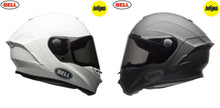 Load image into Gallery viewer, Bell Street 2018 Star Mips Impact Technology Black/White Motorcycle Helmet