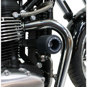 Triumph Thruxton 2003+ Crash Protection Black Bobbins by Evotech Performance