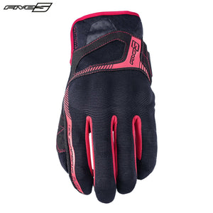 Five RS3 Light Weight Touchscreen Spandex/Leather/Lycra Motorbike/Scooter Gloves