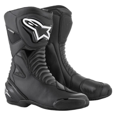 Alpinestars SMXS WP Waterproof Black Motorbike Street/Sports Boots