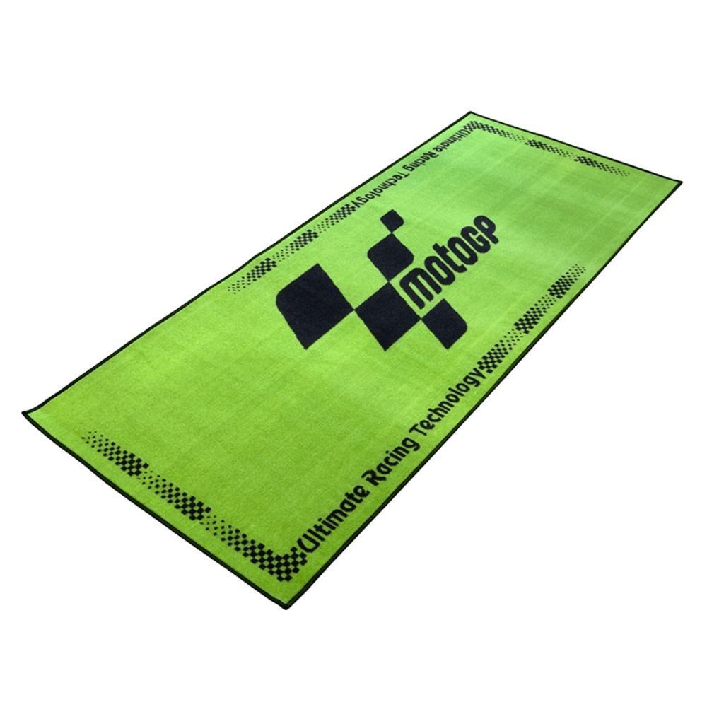 MotoGP GREEN Kawasaki Pro Motorbike Garage Pit Mat Motorcycle Floor Rug/Carpet