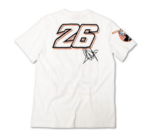 Load image into Gallery viewer, Dani Pedrosa 26 White T-shirt Official MotoGP Merchandise