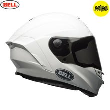 Load image into Gallery viewer, Bell Street 2018 Star Mips Impact Technology Black/White Motorcycle Helmet