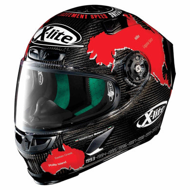 X-Lite X803 CARBON Carlos Checa FREE DARK Visor 2018 Motorbike Helmet 802RR