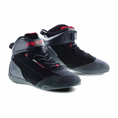 IXON SPEEDER Waterproof Suede CE Motorcycle/Scooter Sports Ankle Black Boots