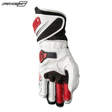 Load image into Gallery viewer, Five RFX2 Motorbike Racing Sport Road Adult Carbon Knuckle Leather Gloves