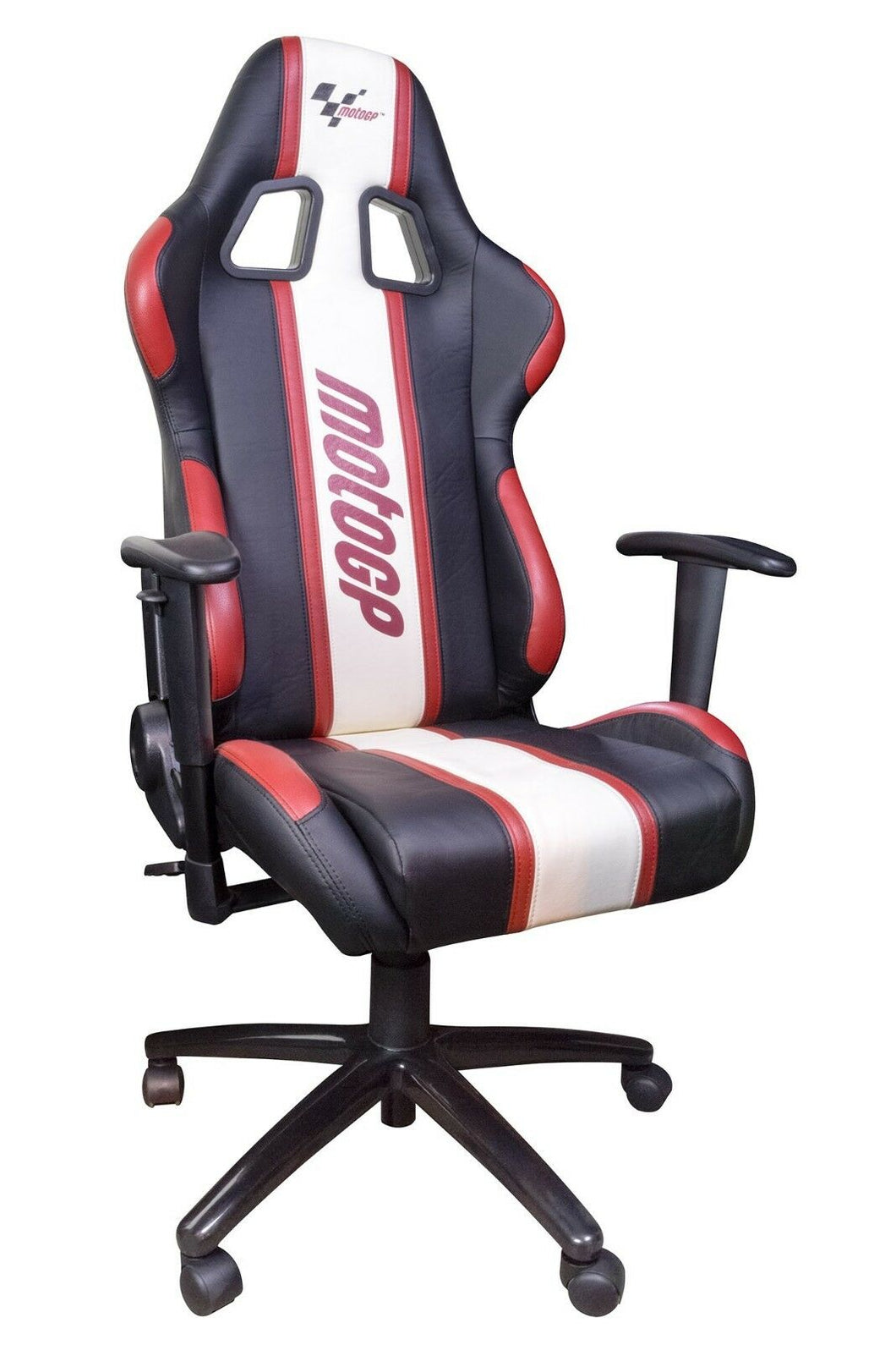 MotoGP Official PADDOCK RIDER CHAIR Office/Garage/Bedroom Black Red White