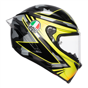 AGV CORSA-R Sports Performance Carbon Fibreglass Motorbike Helmet Pinlock FREE