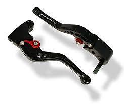 Triumph Speed Triple 2011+ Short Black Clutch/Brake Levers Evotech Performance