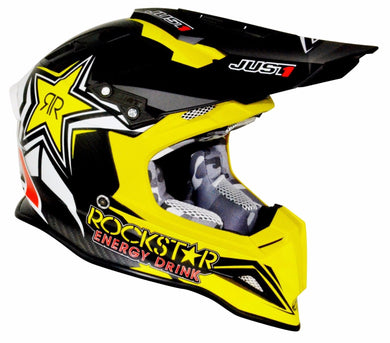 JUST1 J12 Full Carbon Fibre Lightweight Motocross MX Off Road Motorbike Helmet