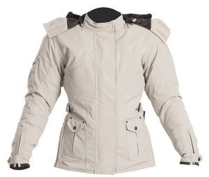 RST ELLIE Silver Ladies Motorbike/Scooter Textile Hood Jacket Womans/Female/Lady