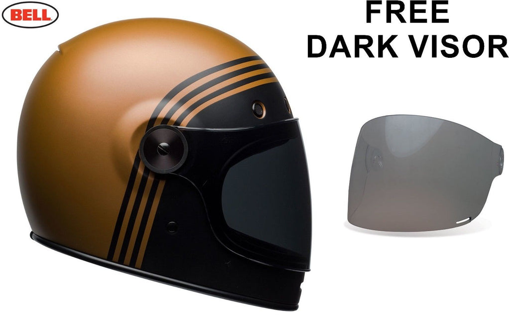BELL Cruiser 2019 BULLITT SE Forge Matte Black/Copper Retro Motorbike Helmet