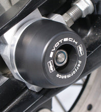 Load image into Gallery viewer, Triumph Daytona 675R Rear Spindle Bobbins 2013-2017 by Evotech Performance