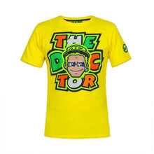 Load image into Gallery viewer, Valentino Rossi Mens Yellow T-Shirt The Doctor Official MotoGP Merchandise VR46