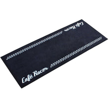 Load image into Gallery viewer, Bike-It CAFE RACER Black Motorbike Garage Pit Mat Floor Rug