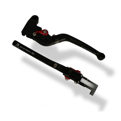 TRIUMPH TIGER 800 XCX Folding Clutch & Brake Lever Set by Evotech Performance