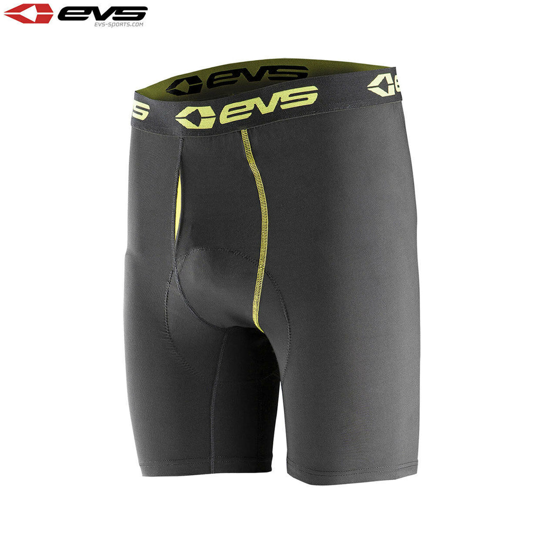 EVS TUG ADULT Moto Boxer Black Compression Shorts Motorcross MX Downhill