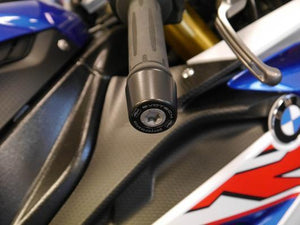 BMW S1000R (2013 onwards) Black Handlebar End Weights by Evotech Performance
