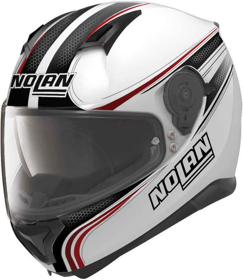 Nolan N87 RAPID N-Com Metal White Motorcycle Helmet Pinlock RIDE BEST BUY