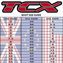 Load image into Gallery viewer, TCX X-FIVE EVO GORE-TEX Black Leather CE Touring Motorcycle Boots sizes 3-14