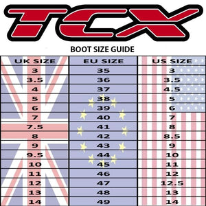 TCX X-FIVE EVO GORE-TEX Black Leather CE Touring Motorcycle Boots sizes 3-14
