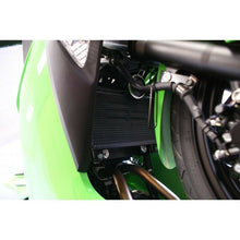Load image into Gallery viewer, KAWASAKI Ninja 300 Radiator Guard Black 2013 onwards by Evotech Performance