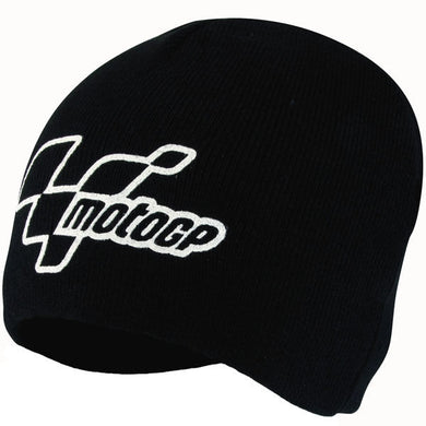 MotoGP BLACK Beanie Bike-It Biketek Thermal Motorbike Hat