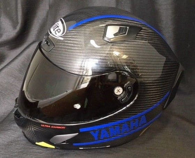 X-Lite X803 CARBON Puro Gloss YAMAHA Stickers FREE Dark Visor Motorbike Helmet