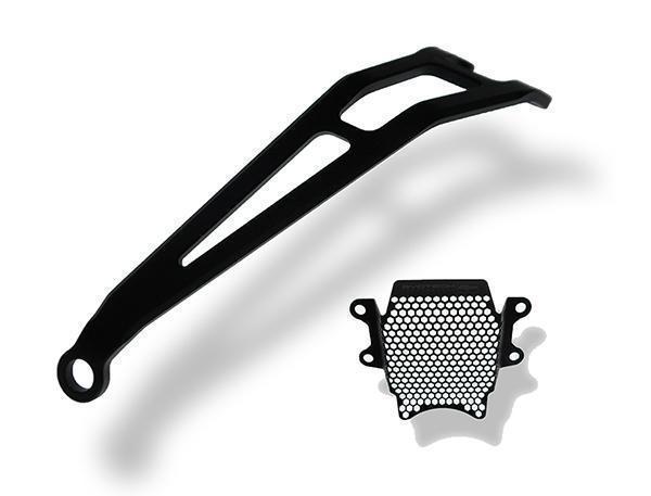 Evotech Performance KTM 390 Duke 2017+ Exhaust Hanger & Rectifier Guard Set