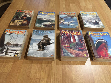 Meccano Magazines 8 Year Collection 93 Total from 1948-1954 in Concession