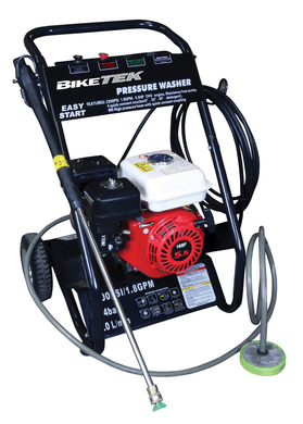 BIKETEK Remote Power Pressure Washer 4 Stroke Motorcycles/Motocross/Motorhomes