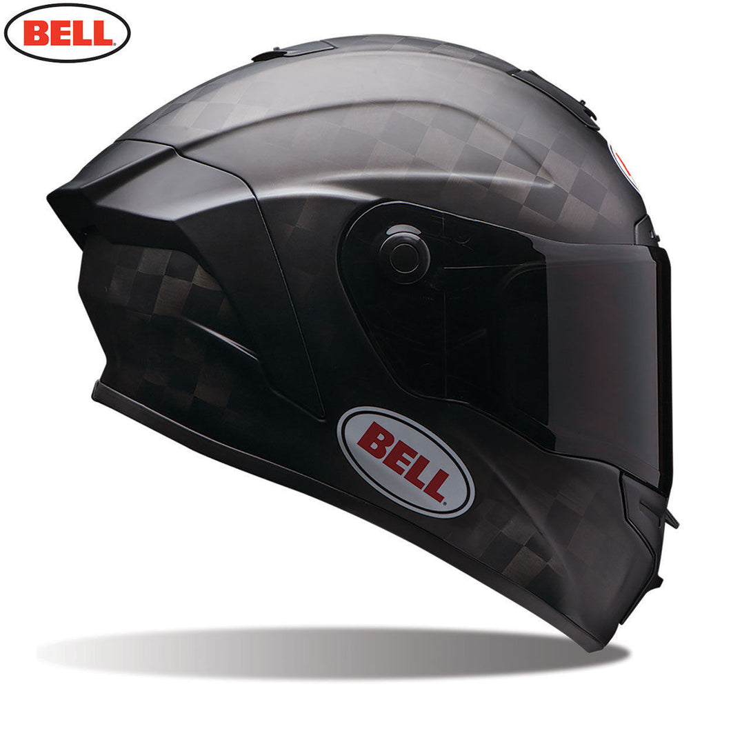 Bell Street 2018 Pro Star TeXtreme Carbon Motorcycle Helmet Solid Matte Black