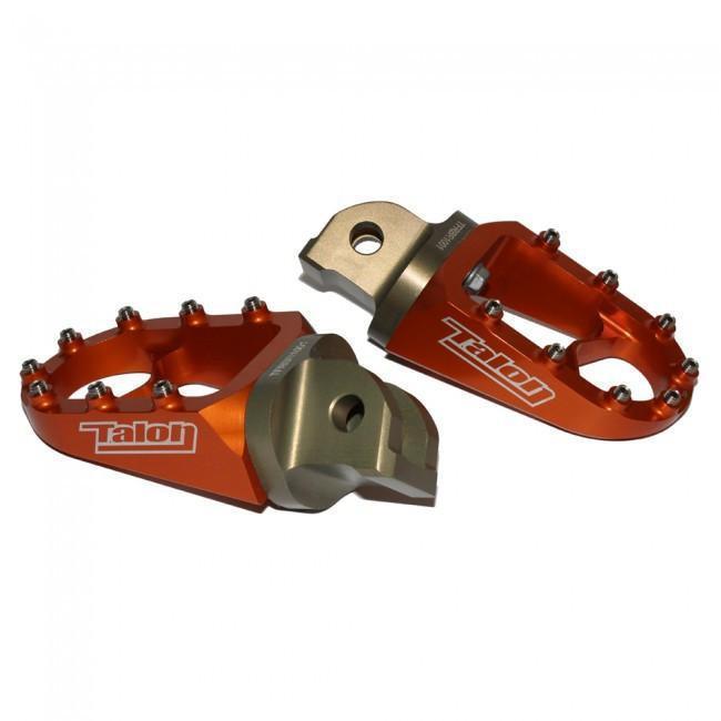 TALON X8 ORANGE FOOTRESTS ALL MODELS KTM 2004-ON, HUSKY 2014-ON